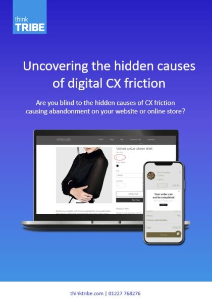 how to uncover hidden digital cx friction ebook cover